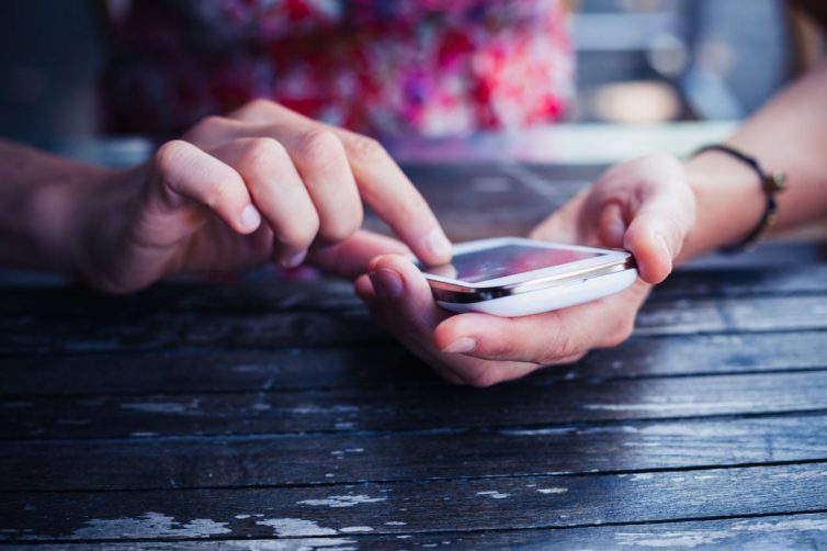 Women Using Mobile Phone