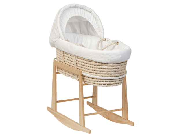 Classic Wicker Moses Basket By Mokee