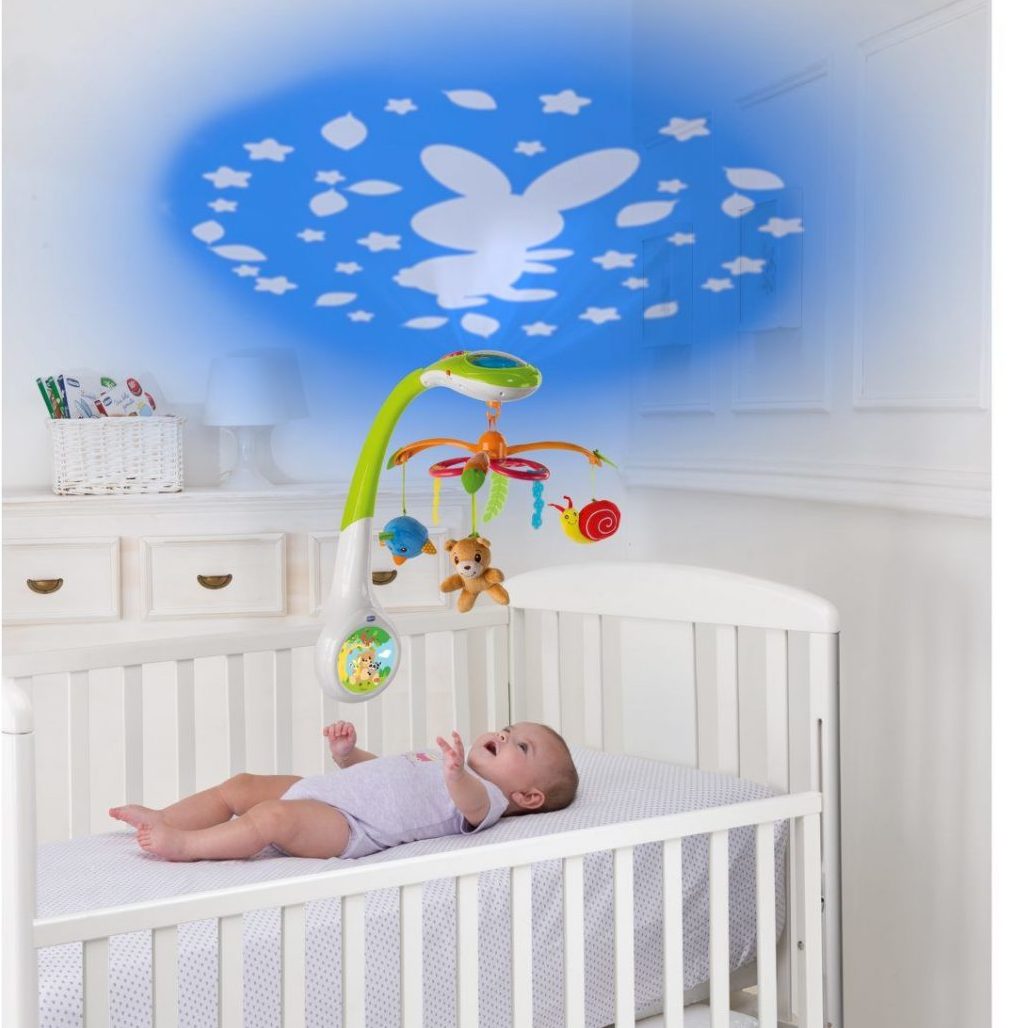 Chicco Magic Forest Cot Mobile Projector - Early Learning Centre