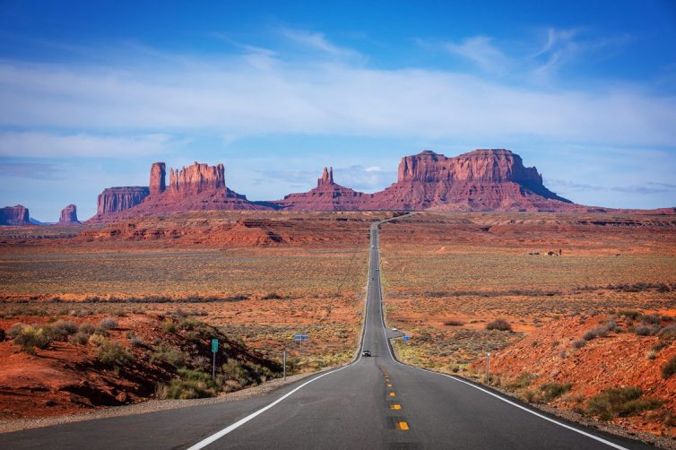 Monument Valley Navajo Tribal Park , Arizona, Utah, USA