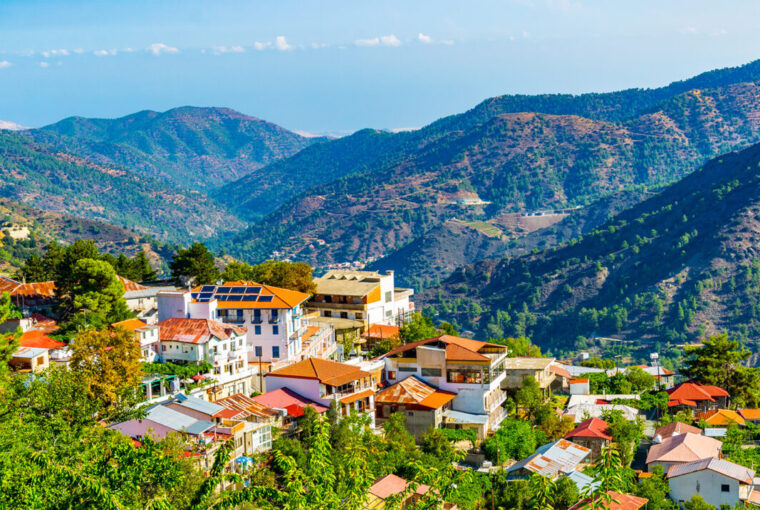 Pedoulas village on Cyprus