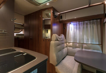 Interior of caravan/motorhome