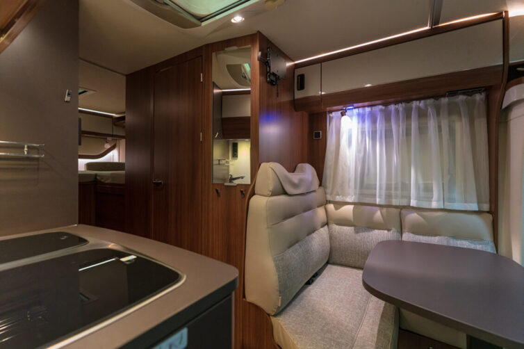 Interior of caravan/motorhome