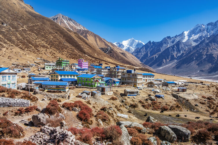 Nepal Langtang valley Kyanjin