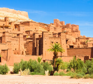 Traditional medieval oasis fortress of Ait Benhaddou, Ouarzazate, Morocco.