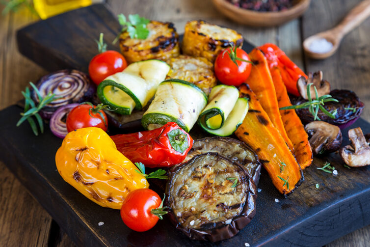 BBQ vegetables