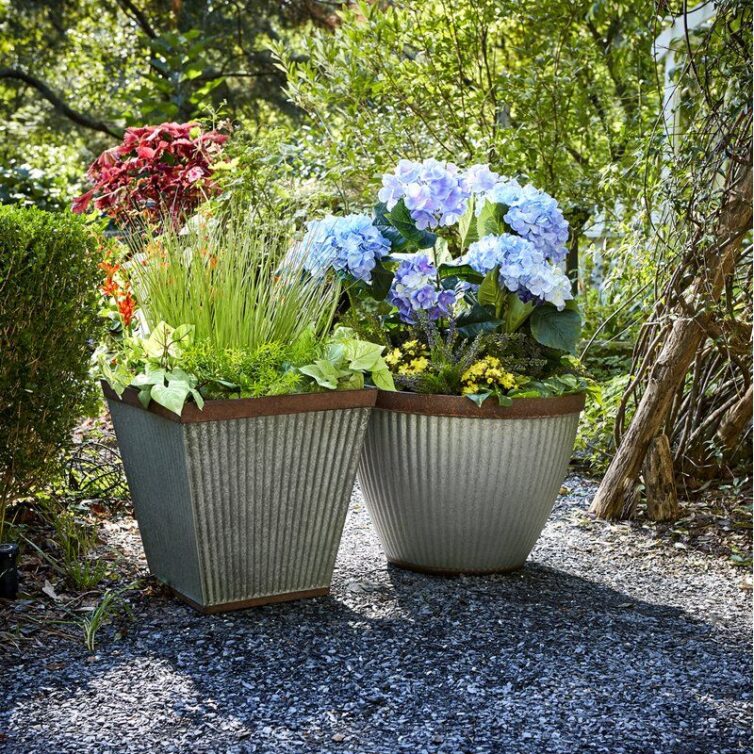 Westbury Square Resin Pot From Wayfair