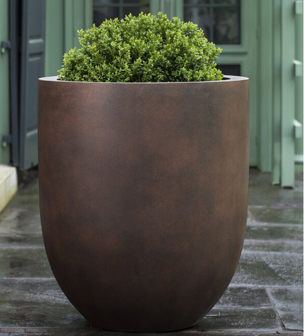 Rust Lite Wetterland Fiberglass Pot Planter from Wayfair