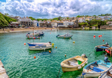 Gorran Haven Cornwal near Mevagissey England UK