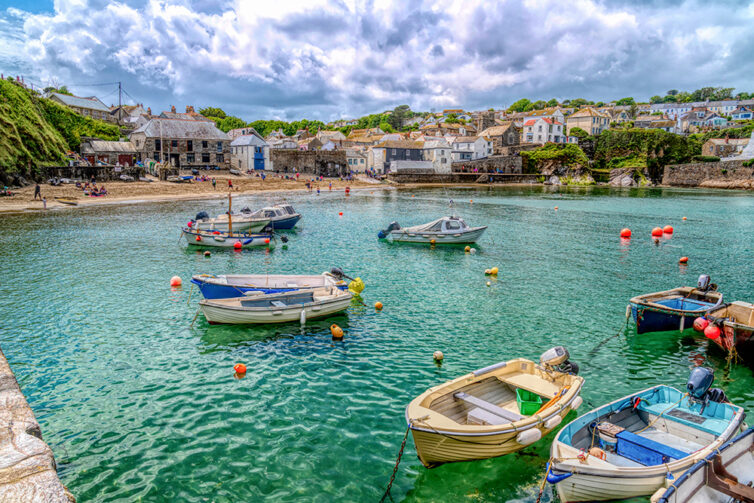 Gorran Haven Cornwal near Mevagissey England UK