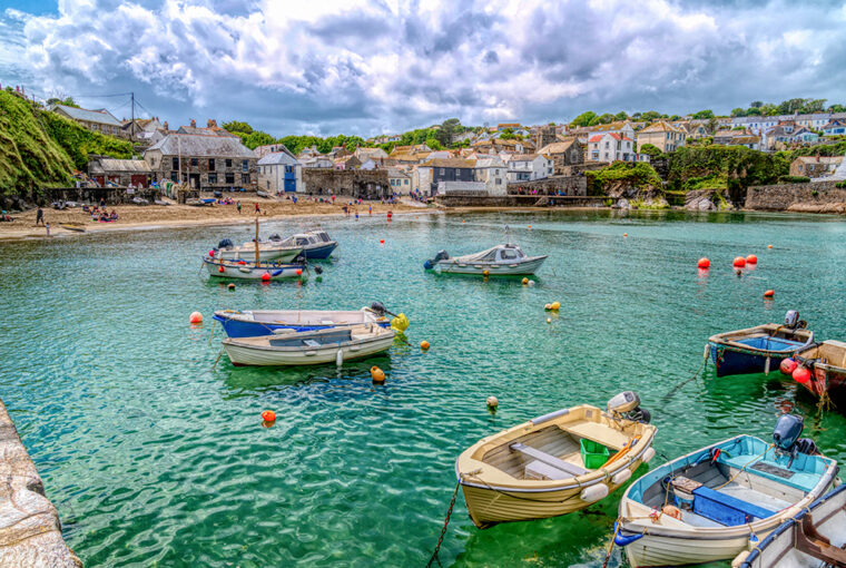 Gorran Haven Cornwal near Mevagissey England UK