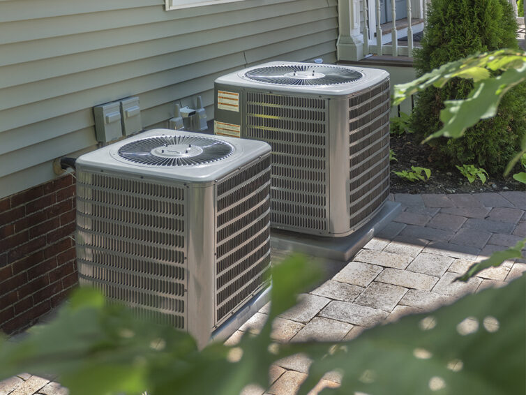 HVAC heating and air conditioning unit