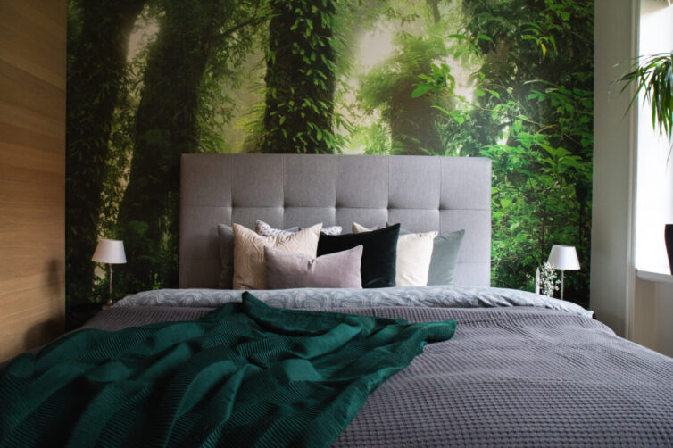 Woodland themed bedroom