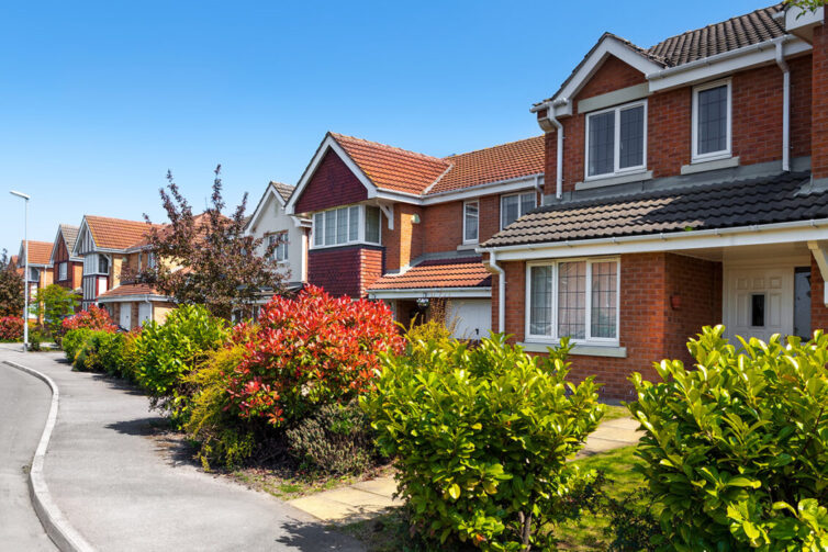 detached house in the UK