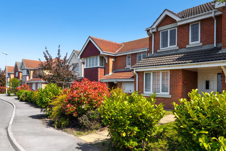 detached house in the UK