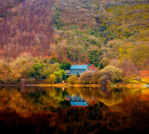 Autumn landscape in Snowdonia, Wales