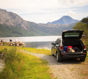 Family vacation on Myrdal lake (Myrdalsvatnet), Folgefonna Natio