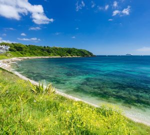 Castle Beach Falmouth Cornwall England UK