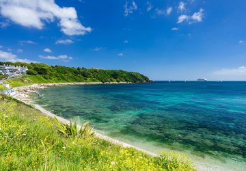 Castle Beach Falmouth Cornwall England UK